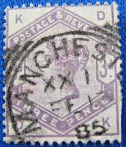 GREAT BRITAIN  1884  -  SCOTT # 102  -  USED                             ehgb36
