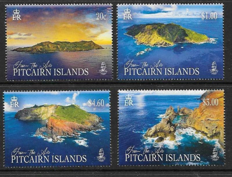 PITCAIRN ISLANDS 2018 PITCAIRN FROM THE AIR MNH