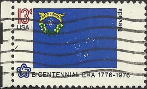 # 1668 USED STATE FLAG NEVADA