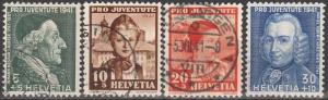 Switzerland #B112-5 F-VF Used CV $6.10  (A2169)