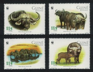 Guinea-Bissau WWF African Buffalo 'Syncerus caffer' 4v 2002 MNH