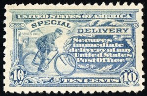 US Stamps # E9 Special Delivery MH XF Scott Value $190.00