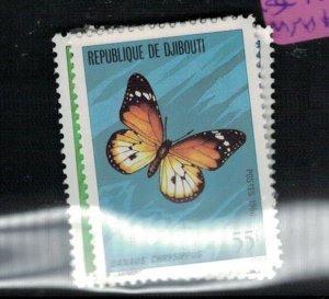 Djibouti 1980 Butterfly 4 values MNH (10epe)