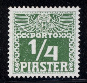 Austria Turkey 1908  Scott #J6a MH