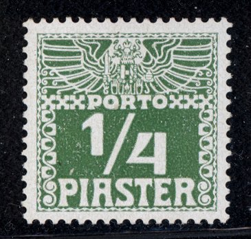 Austria Turkey 1908  Scott #J6a MH