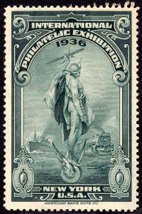 1936 International Philatelic Exhibition Stamp L@@K!