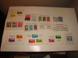 Mexico  13 diff sheets   MNH cat $ 125.00