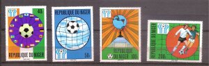 Niger - 1978 - Mi. 619-23 (Soccer) - MNH - RB185