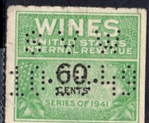 US Stamp #RE140 USED - Phabulous Revenue 'WINES' Issue - Series 1916