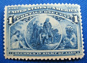 UNITED STATES,  1893   SCOTT #230     MH                  (U7)