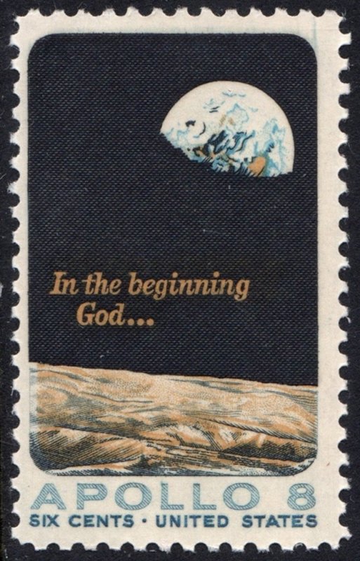 SC#1371 6¢ Apollo 8 Mission Issue (1969) MNH