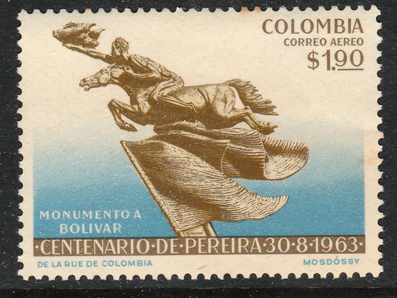 COLOMBIA C453, CENTENARY OF THE CITY OF PEREIRA. MNH. (271)