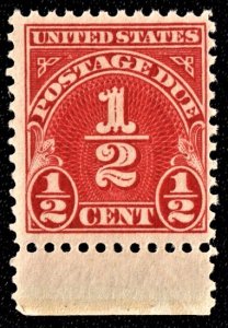 US J69 MNH VF 1/2 Cent Postage Due Perforated 11 CV $9.50