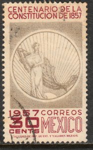 MEXICO 901, Centenary of the Mexican Constitut. Used. F-VF. (834)