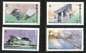 Hong Kong Scott 788-791 1997 set MNH**