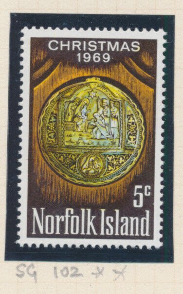 Norfolk Island 1968 1969 SG 98 - 102 MNH,  
