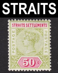 Malaya Straits Settlements Scott 87 F to VF mint OG HR. FREE...