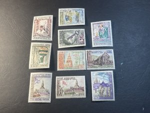 LAOS # 56-65--MINT/HINGED---2 COMPLETE SETS---1959