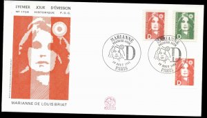 France 1991 Marianne D FDC