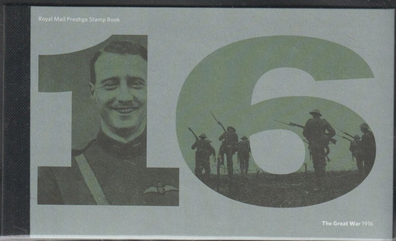 Great Britain Scott# BK213 SG# DY18 QE2 MNH The Great War 1916 Prestige Booklet
