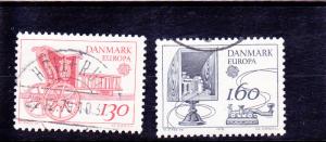 Denmark  Scott#  651-2  Used