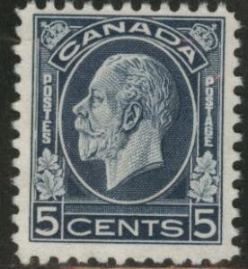 CANADA Scott 199 MInt No Gum 1932 5c KGV stamp CV$14