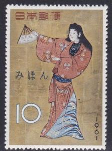 Japan Mihon # 728, Dancing Girl, NH