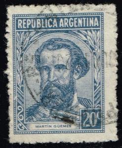 Argentina #439 Martin Guemes; Used (0.25)