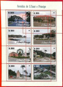 A3312 - SAO TOME & PRINCE, MISSPERF ERROR: 2015, Avenues of St. Tome,...-