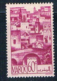 French Morocco 224 MLH The Terraces 1947 (F0139)+