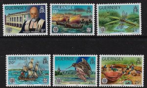 Guernsey 240-45 MNH VF La Societe Guernesiase Centenary  [6393]