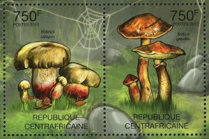 Mushrooms Stamp Boletus Erythropus Suillus Grevillei Calopus S/S MNH #3612-3615 