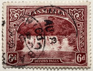 AlexStamps TASMANIA #93 VF Used