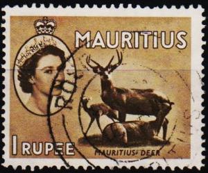 Mauritius. 1953 1r S.G.303 Fine Used