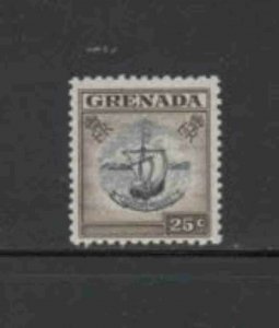 GRENADA #160 1951 25c SEAL OF COLONY MINT VF NH O.G aa