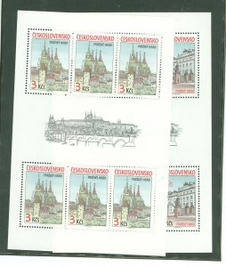 Czechoslovakia & Czech Republic #2579-2580 Mint (NH) Souvenir Sheet