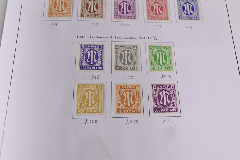 4590: German Occupational Collection: Mint Sets, High Values, Many Better Ite...