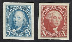 United States #948a-b 5¢ & 10¢ 100th Anniv. of US Postal Serv. Two singles. MNH