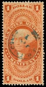 momen: US Stamps #R72c Used Revenue