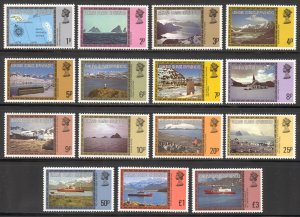 Falkland Island Dependencies Scott 1L38-1L52 MNHOG - 1980 FID Places and Culture