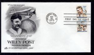 US C96a Wiley Post Artcraft U/A FDC