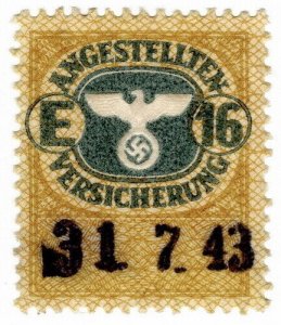 (I.B) Germany Revenue : Employee Insurance E16 (Third Reich)