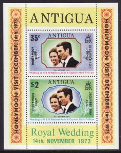 Antigua #322a souvenir sheet F-VF Mint NH ** Princess Anne