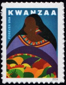 SC#5141 (47¢) Kwanzaa Single (2016) SA