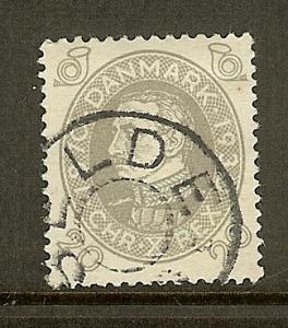 Denmark, Scott #215, 20o King Christian X, Used