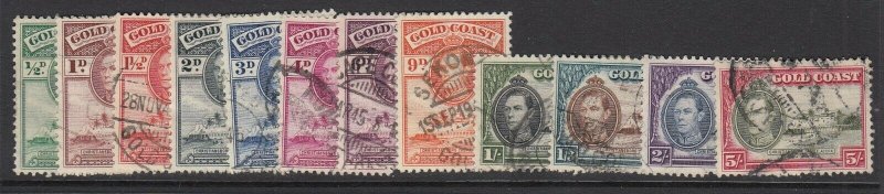 Gold Coast, Sc 115a-126a, 124 (SG 120-131), used