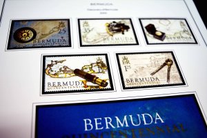 COLOR PRINTED BERMUDA 2000-2020 STAMP ALBUM PAGES (55 illustrated pages)