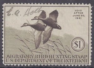 US Scott #RW7 Duck stamp used F-VF