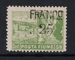 Fiume SC# 64 Mint Light Hinged - S19205