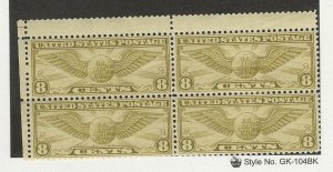 United States, Postage Stamp, #C17 Mint LH Block, 1932 Airmail, JFZ